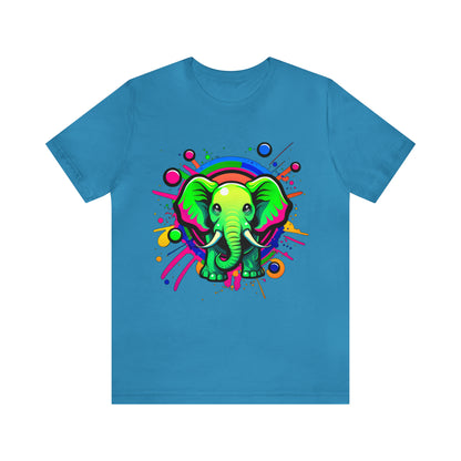 psychedelicBRANDz's Elephantasia Dream featuring an elephant on an aqua shirt
