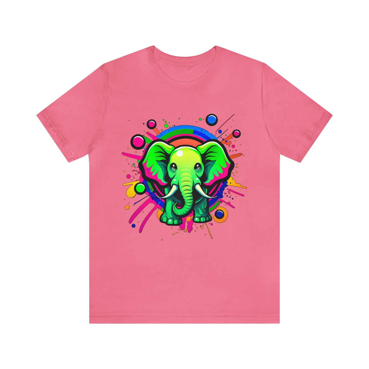 psychedelicBRANDz's Elephantasia Dream featuring an elephant on a pink shirt