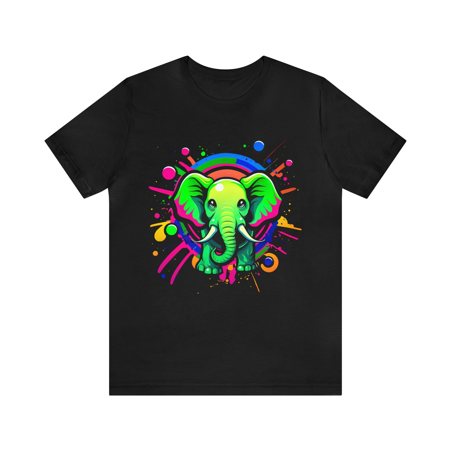 psychedelicBRANDz's Elephantasia Dream featuring an elephant on a black shirt